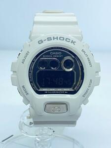 CASIO◆クォーツ腕時計・G-SHOCK/デジタル/ラバー/WHT/WHT