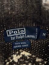 POLO RALPH LAUREN◆セーター(厚手)/M/ウール/マルチカラー/総柄/kr-rl-ha-0803_画像3