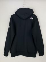 THE NORTH FACE◆SQUARE LOGO FULL ZIP/スクエアロゴフルジップ/L/コットン/ブラック_画像2