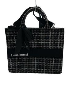 NICE CLAUP◆LouLoumei/バッグ/-/BLK