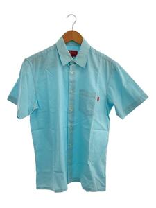 Supreme◆Light Washd S/S Oxford Shirt/S/コットン/ブルー