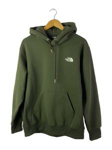 THE NORTH FACE◆BACK SQUARE LOGO HOODIE_バックスクエアロゴフーディー/L/ポリエステル/KHK