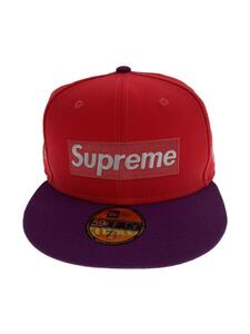 Supreme◆キャップ/7 5/8/コットン/PNK/メンズ