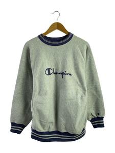 Champion◆スウェット/L/コットン/GRY