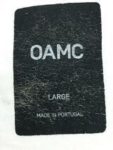 OAMC(OVER ALL MASTER CLOTH)◆Tシャツ/L/コットン/ホワイト/プリント//_画像3