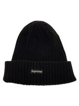 Supreme◆24SS Overdyed Beanie/ニットキャップ/コットン/BLK/メンズ_画像1