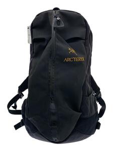 ARC’TERYX◆リュック/ナイロン/BLK/※内側劣化有/汚れ有