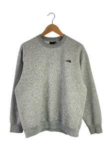 THE NORTH FACE◆SMALL LOGO HEATHER SWEAT CREW_スモールロゴヘザースウェットクルー/M/ポリエステル/