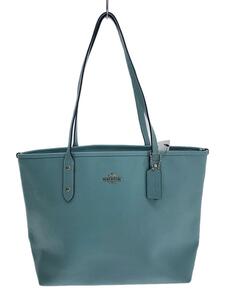 COACH◆トートバッグ/レザー/BLU/F58846