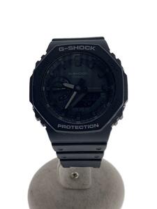 CASIO◆クォーツ腕時計・G-SHOCK/デジアナ/BLK/BLK