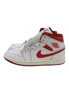 NIKE◆AIR JORDAN 1 MID_エア ジョーダン 1 ミッド/26.5cm/WHT