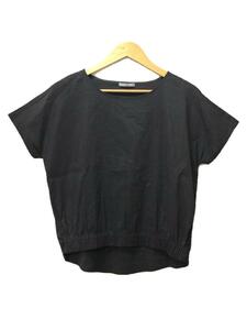 theory luxe◆半袖ブラウス/38/リネン/GRY/03-8108264-045-038//