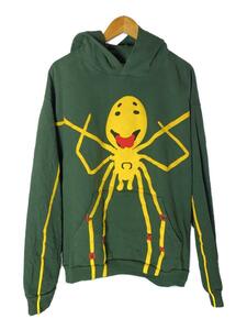 CACTUS PLANT FLEA MARKET◆パーカー/SMIIIILEY SPIDER LEGS HOODIE/XL/コットン/GRN/プリント//