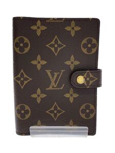 LOUIS VUITTON◆アジェンダPM_モノグラム_BRW/PVC/BRW/レディース