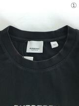 BURBERRY◆Tシャツ/M/コットン/BLK/無地/8021175/首元変色有//_画像7