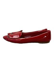 MIU MIU◆フラットパンプス/38.5/RED/エナメル