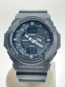 CASIO◆GA-150-1AJF/G-SHOCK/クォーツ腕時計/デジアナ/ラバー/ブラック