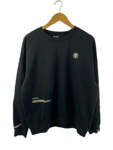 AAPE BY A BATHING APE◆スウェット/XXL/コットン/BLK