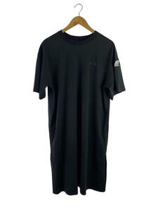 THE NORTH FACE◆TECH LOUNGE ONEPIECE_テックラウンジワンピース/L/ポリエステル/BLK/無地