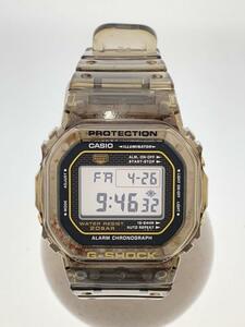 CASIO◆クォーツ腕時計・G-SHOCK/デジタル/GRY