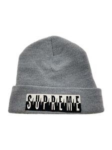 Supreme◆ニットキャップ/-/アクリル/GRY/メンズ