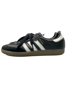 adidas◆SAMBA adv/ローカットスニーカー/25.5cm/BLK/レザー/GW3159