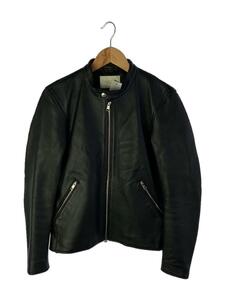 PUBLIC TOKYO* single rider's jacket /1/ sheep leather /BLK/ plain /609458006