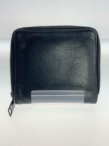 Maison Margiela◆ZIP AROUND WALLET/ラウンドジップ/2つ折り財布/レザー/S55UI0197