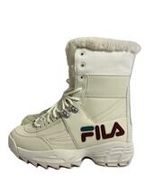 FILA◆レースアップブーツ/24cm/WHT/5HM00545-124_画像1