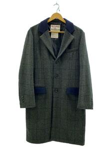 HARRIS TWEED◆コート/L/ポリエステル/チェック/32154130000