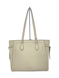 kate spade new york◆kate spadeノットラージトート/トートバッグ/レザー/CRM/ｋ6839