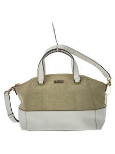 kate spade new york◆トートバッグ/-/WHT/無地