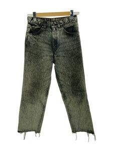 Levi’s◆550/USA/ケミカルウォッシュ/裾カットオフ/ボトム/29/デニム/BLK/40550-4855