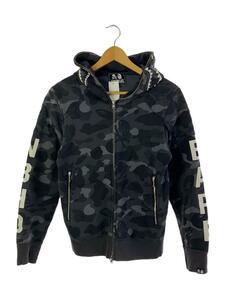 A BATHING APE◆パーカー/S/コットン/BLK/カモフラ