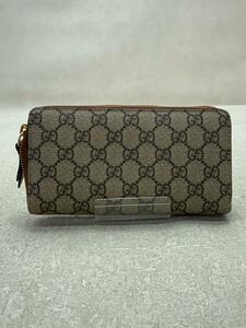 GUCCI◆長財布/PVC/BRW/総柄/レディース/410102・496085