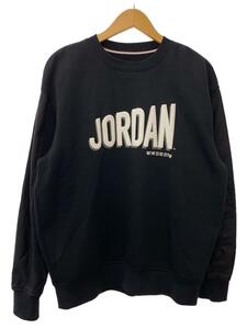 NIKE◆JORDAN FLIGHT MVP FLEECE/スウェット/L/コットン/BLK/DV7589-010