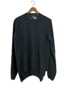 COMME des GARCONS HOMME PLUS◆セーター(厚手)/M/ウール/GRY/PN-N033/AD2014