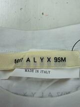 1017 ALYX 9SM(ALYX)◆グラフィティロゴTシャツ/L/コットン/WHT_画像3