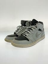 NIKE◆AIR JORDAN 1 MID/エアジョーダンミッド/グレー/554724-032/27cm/GRY_画像2