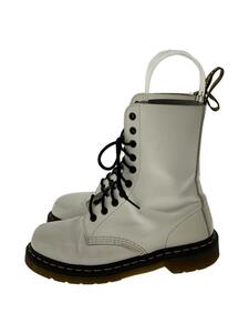 Dr.Martens◆レースアップブーツ/UK6/WHT/レザー/1490