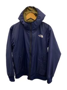 THE NORTH FACE◆REVERSIBLE TECH AIR HOODIE_リバーシブルテックエアフーディ/M/ナイロン/NVY