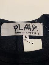 PLAY COMME des GARCONS◆Tシャツ/L/コットン/BLK/AZ-T322_画像3