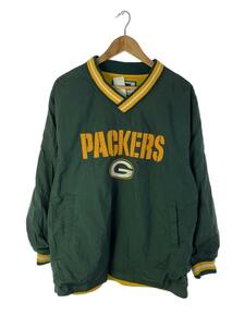 Champion◆NFB/PROLINE/PACKERS/ナイロンジャケット/-/-/GRN/総柄