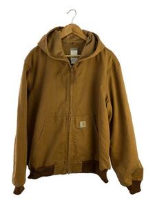 Carhartt◆ジャケット/-/コットン/ブラウン/無地/J131/ダックアクティブジャケット/裏地メッシュ