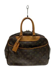 LOUIS VUITTON◆2)ボーリング・ヴァニティ(ドーヴィル)_モノグラム・キャンバス_BRW/PVC/BRW