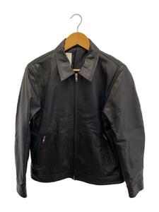 JOURNAL STANDARD* single rider's jacket /S/ sheep leather /BLK/ plain /23011600566030