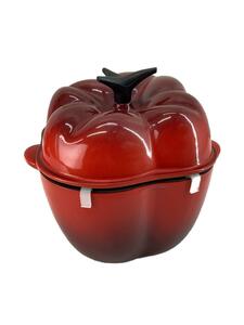 LE CREUSET◆パンプキン/鍋/RED