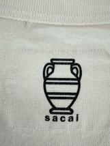 sacai◆Tシャツ/2/コットン/WHT/無地/19-0002S_画像3