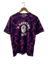 A BATHING APE◆Tシャツ/S/コットン/PUP/カモフラ/001csk302008l_画像1