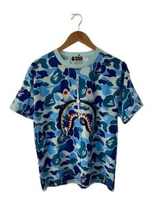 A BATHING APE◆Tシャツ/XS/コットン/BLU/カモフラ/001csk302007l